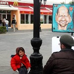 Street caricaturist.